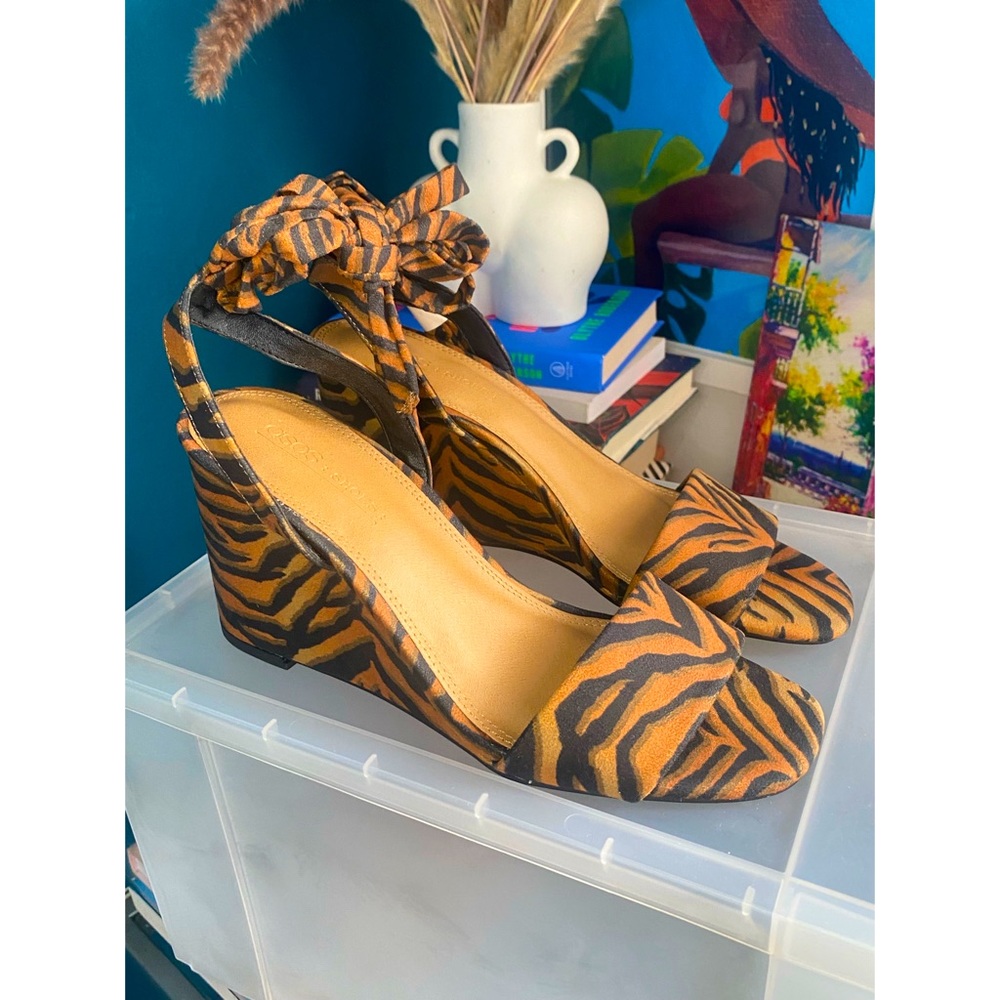Asos Animal Print Wedge